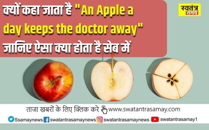 क्यों कहा जाता है An Apple a day keeps the doctor away जानिए ऐसा क्या होता है सेब में