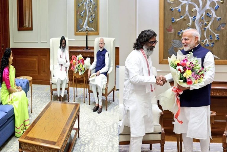 Hemant Soren Meet PM Narendra Modi