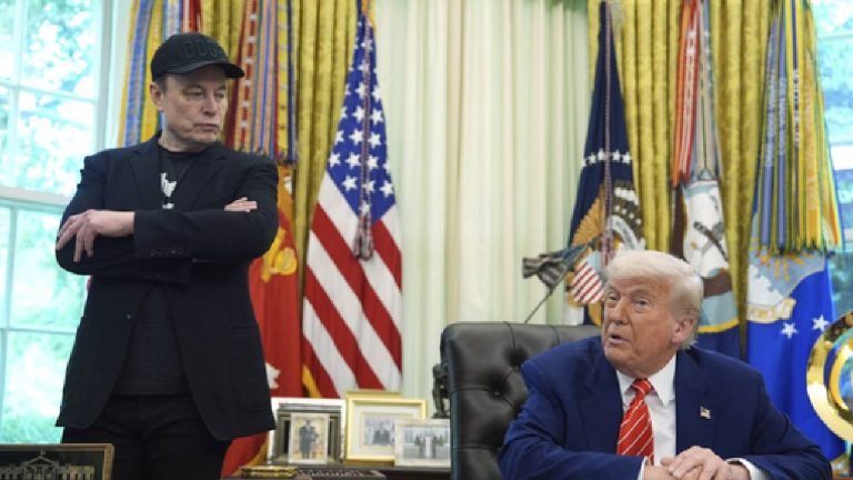 Donald Trump and Elon Musk