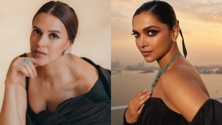 Neha Dhupia and Deepika Padukone
