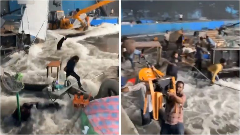 Ram Charan Film Set Accident