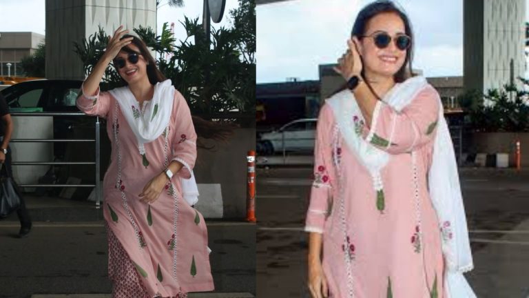 Dia Mirza Airport Look