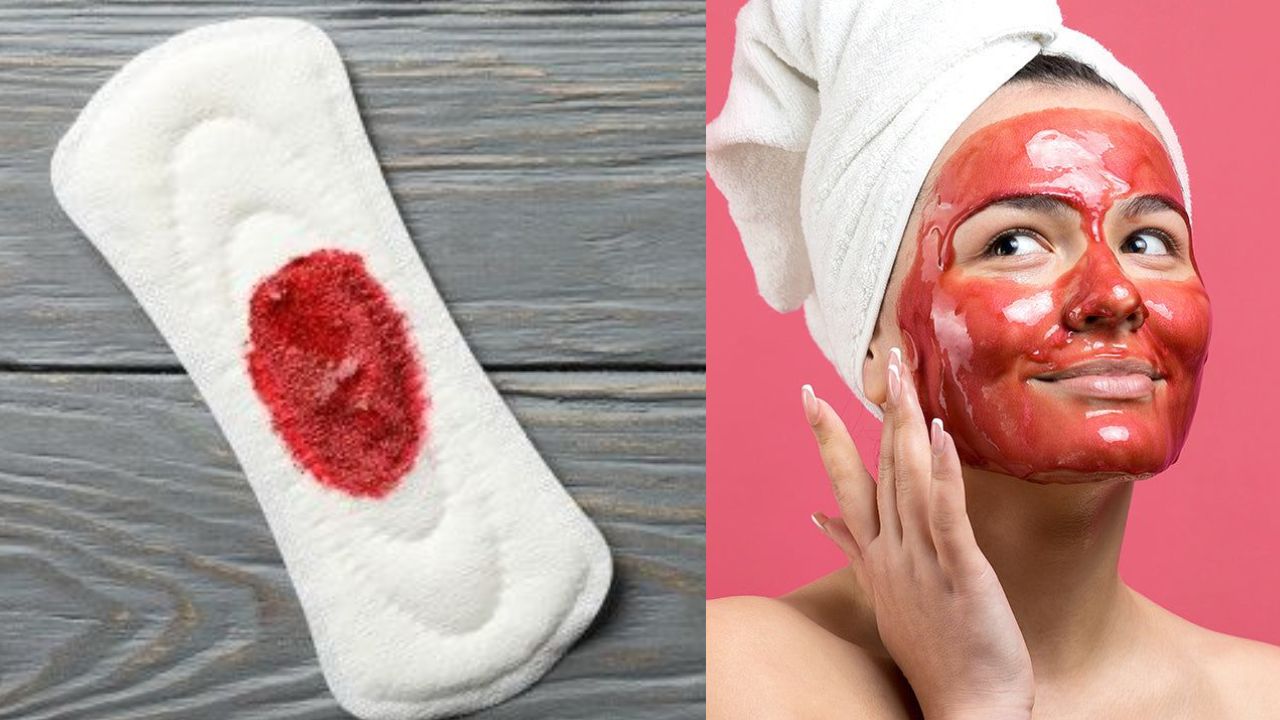 Period Blood Face Mask