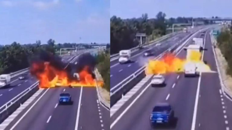 Italy Plane Crash Video