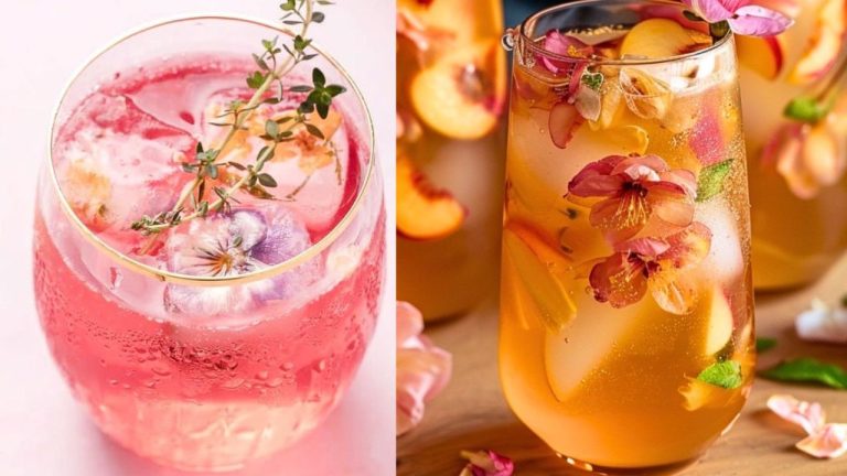 Healthy Flower Drinks
