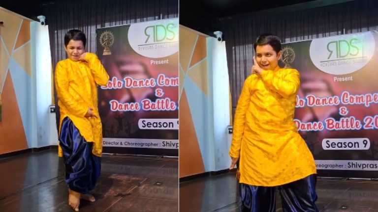Small Kid Lavani Dance Video