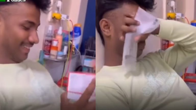 Sister Gifts Her Brother Mobile Phone