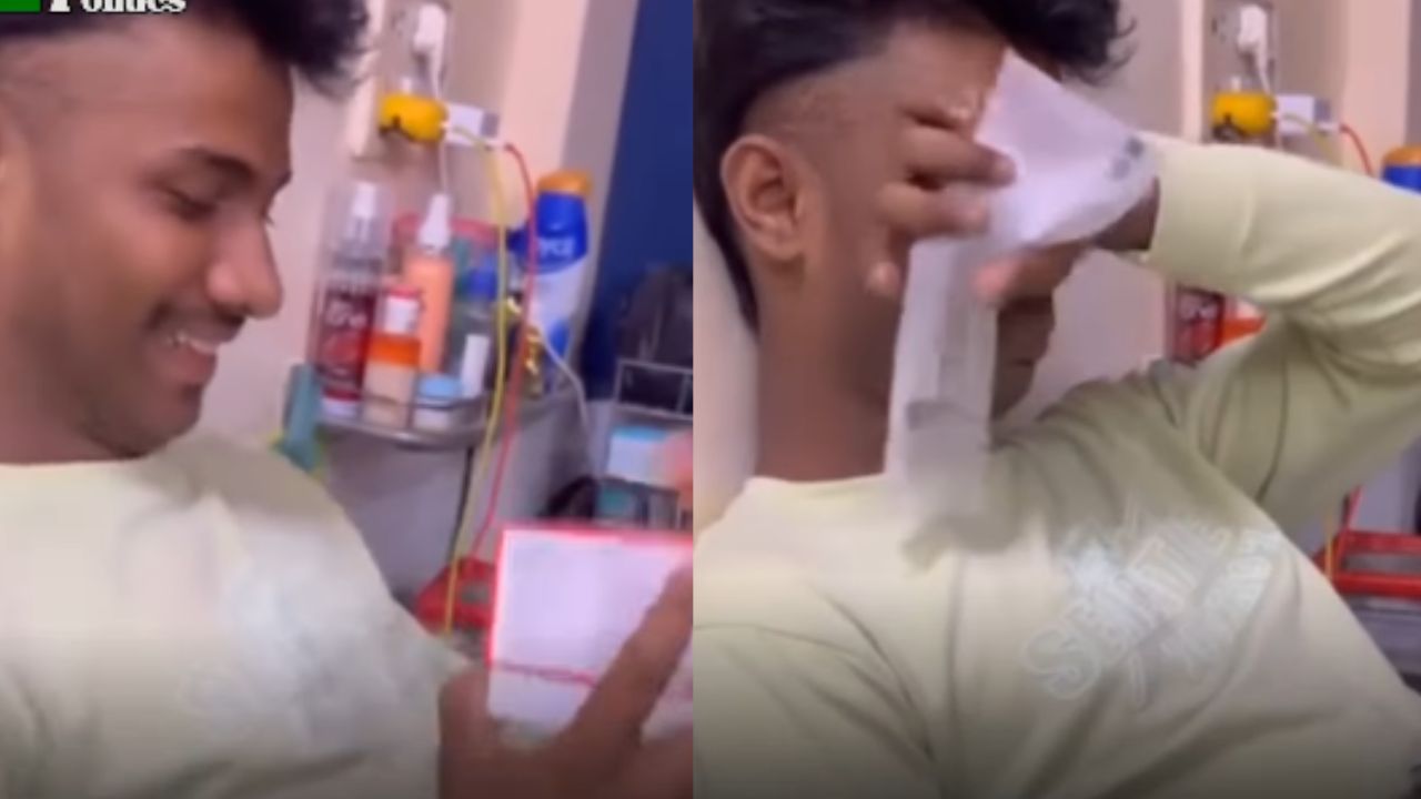 Sister Gifts Her Brother Mobile Phone