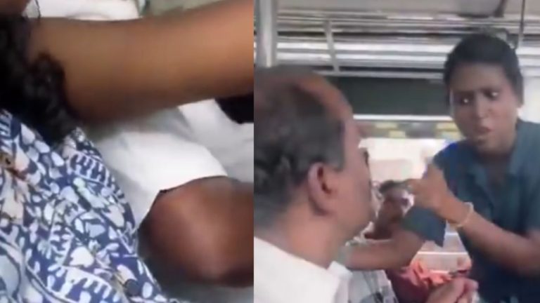 Man Touched A Girl Video