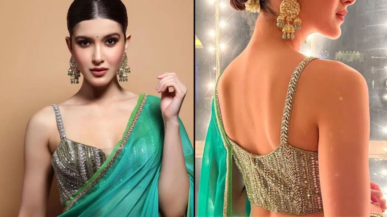 Shanaya Kapoor saree looks For Sawan