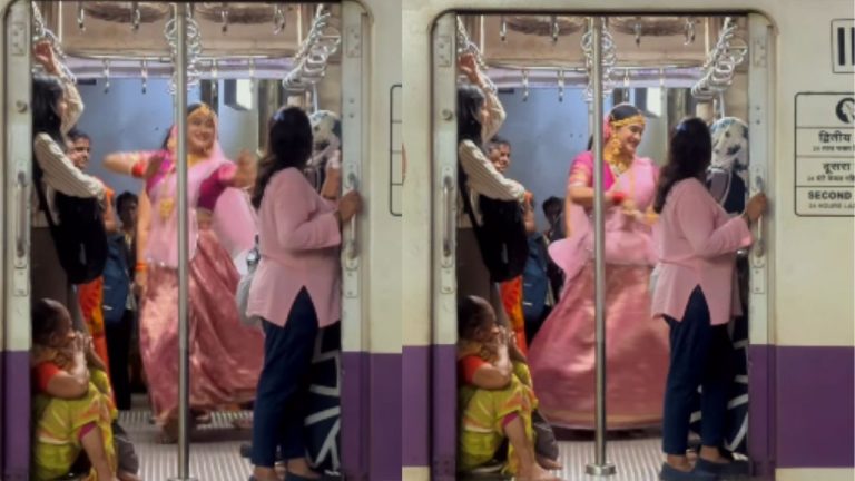 Woman Dance In Local Metro Video