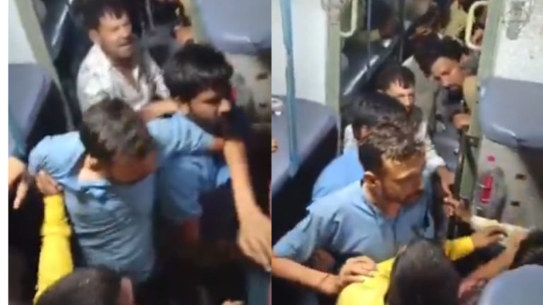 Passenger Beaten In Train
