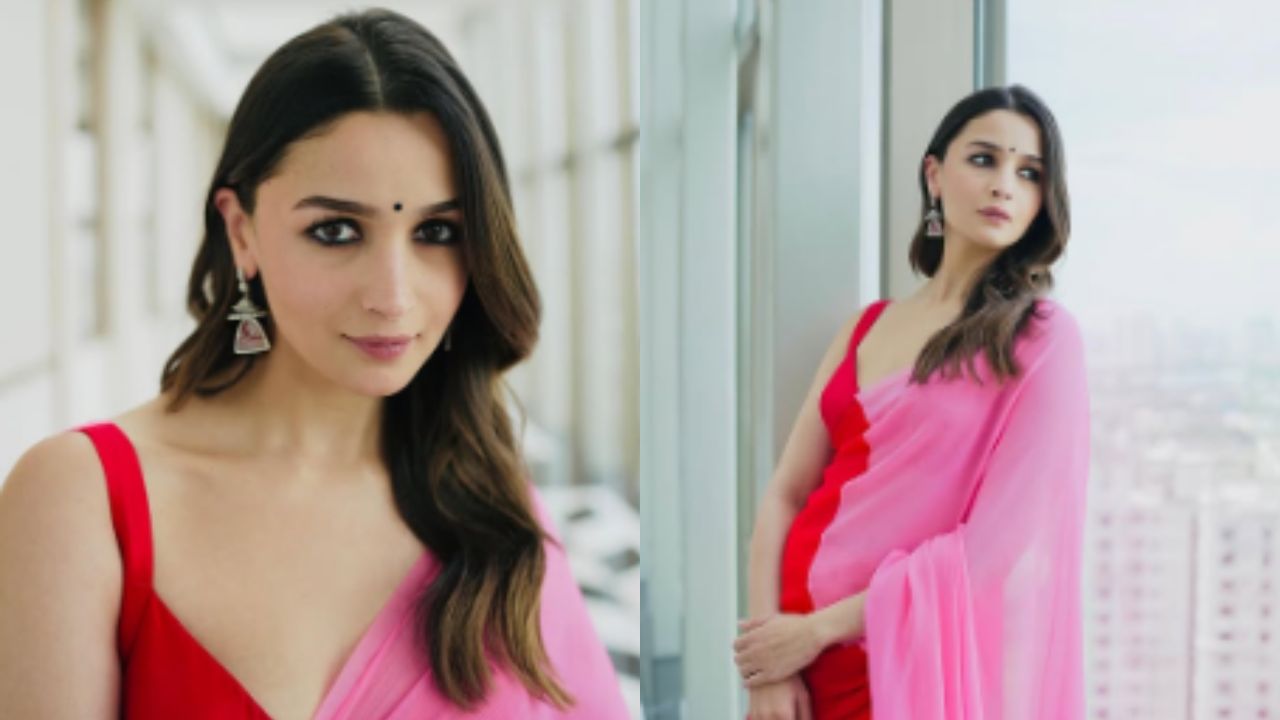 Sawan 2025 Alia Bhatt Saree Looks