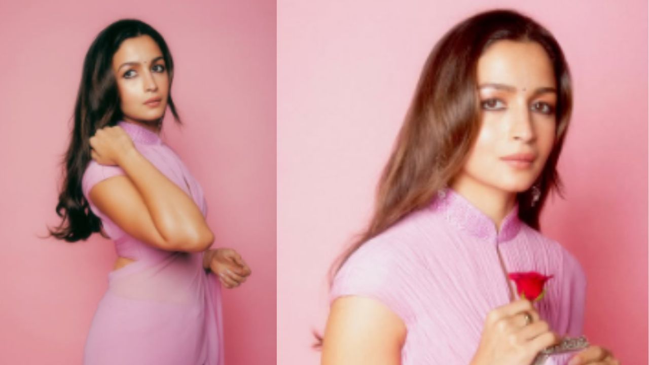 Sawan 2025 Alia Bhatt Saree Looks