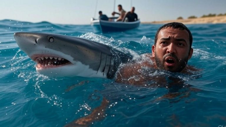 Shark Attacked Man Video
