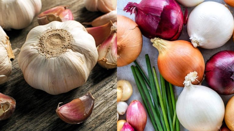Eating Onion-Garlic