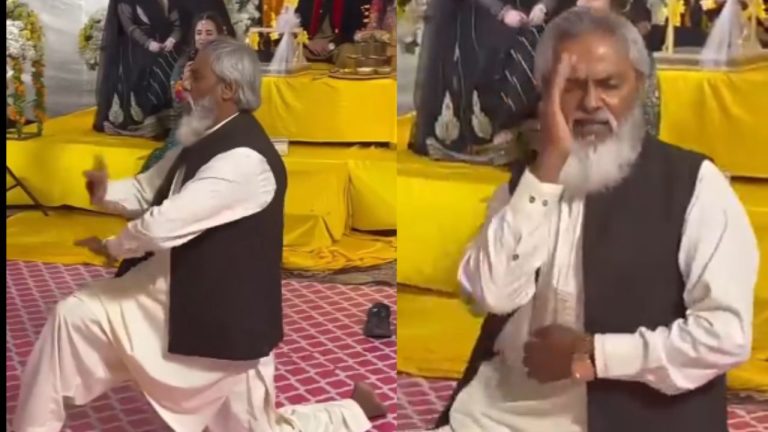 Old Woman Dances On Kajre Re Song