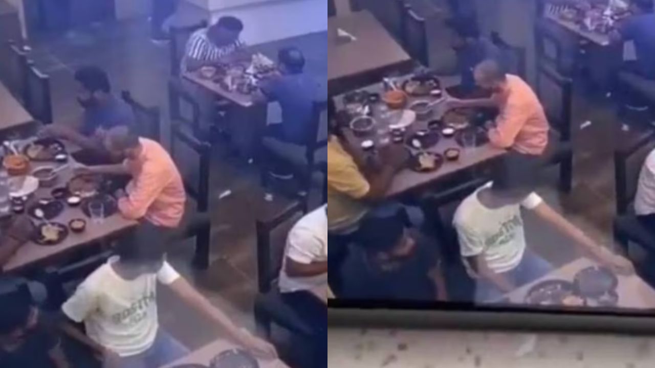 Bone In Veg Thali Video